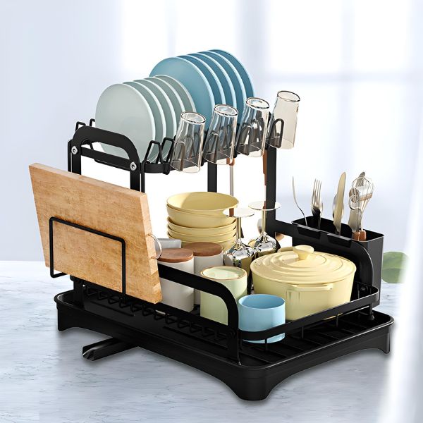 Dish Rack Pro – High capacity and durable wrought iron construction. - Going Up home