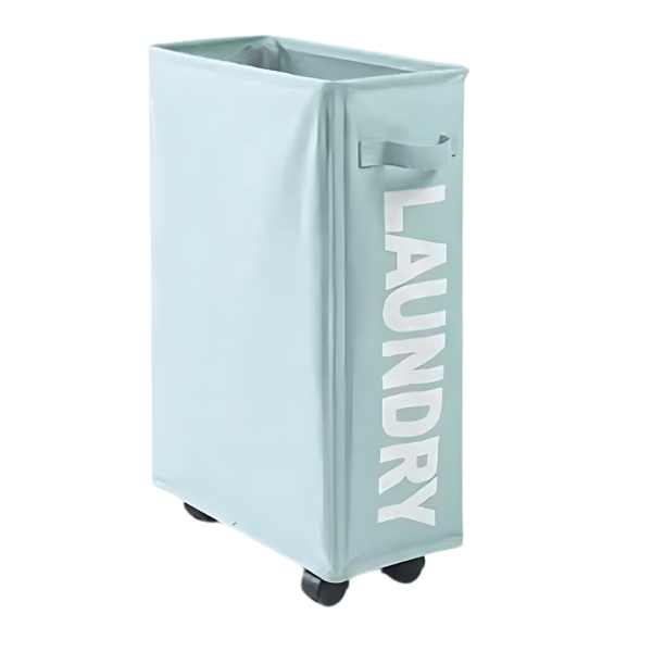 Laundry basket with wheels and handle - All - in - One - Going Up home